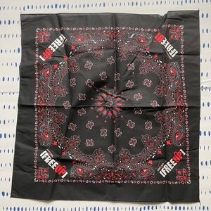 Verizon Black and Red Bandana